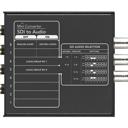 Blackmagic Design SDI-Audio Mini Converter CONVMCSAUD DV-Analog