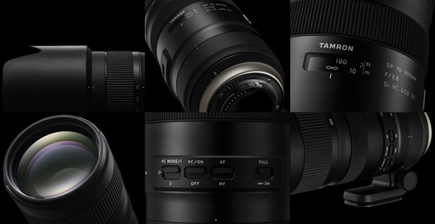 Tamron 70-200mm f/2.8 Di SP VC USD G2 Lens for F Mount AFA025N700