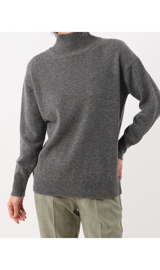 WEAR SHiFT】ミドルゲージハイネックニット【長袖】【カシミヤ混