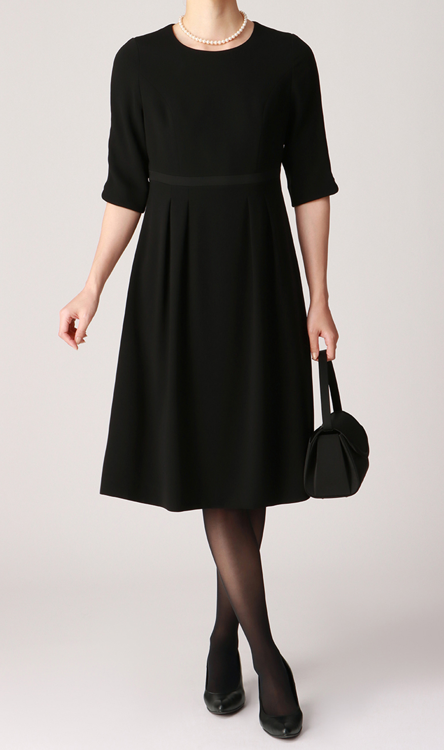 ノーカラーボウタイアクセントアンサンブル (R1N22301A) | PERSON'S