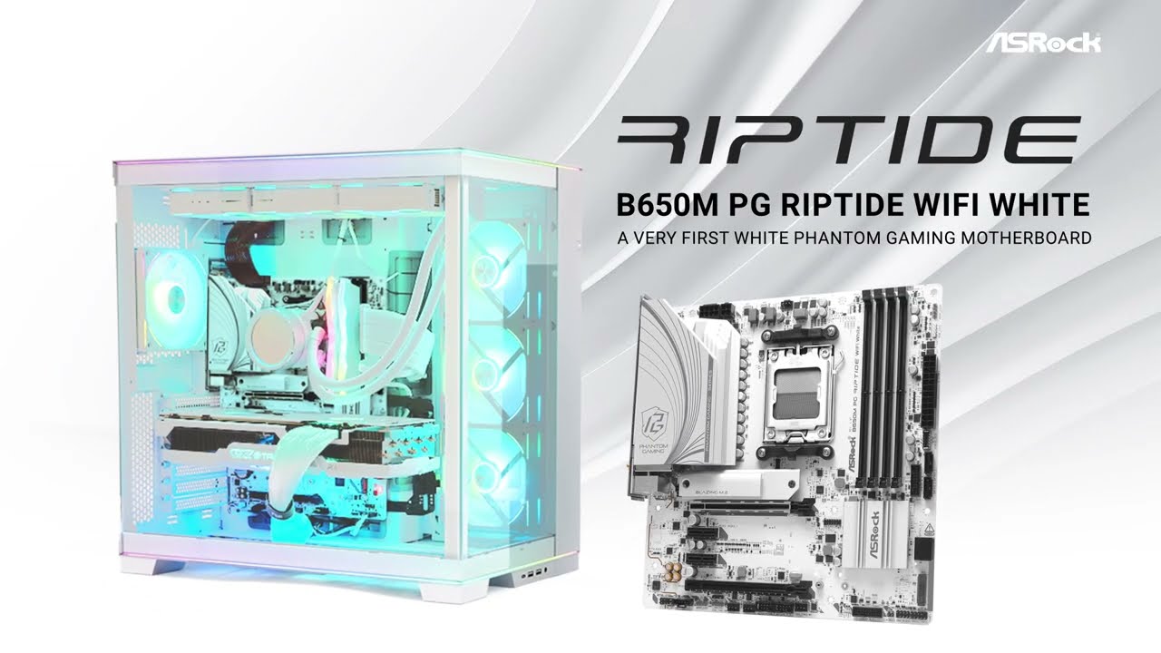 ASRock | B650M PG Riptide WiFi White