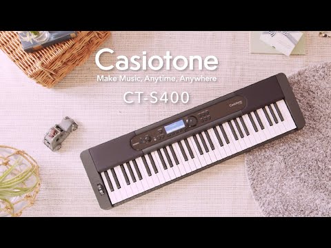 キーボード Casiotone ブラック CT-S400 [61鍵盤] CASIO｜カシオ 通販