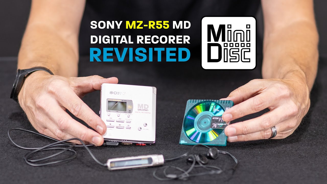 90s Sony MZ-R55 MiniDisc Recorder - DIWHY.LIFE