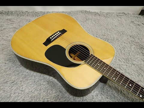 Vintage 1970's ARIA W-30 3pcs back body Dreadnought Acoustic