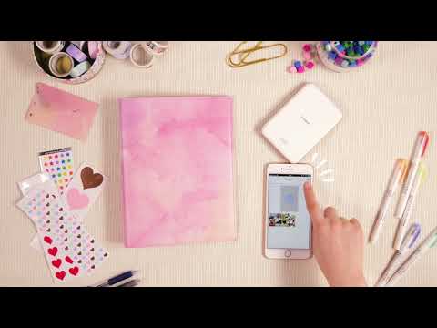 モバイルフォトプリンター iNSPiC ピンク PV-123 [スマートフォン専用