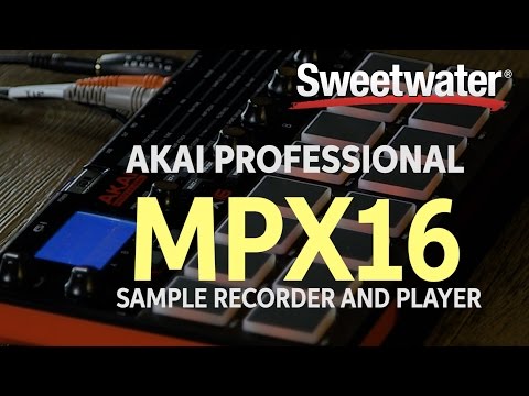 Akai Professional MPX16 Sample Recorder and Player | Sweetwater