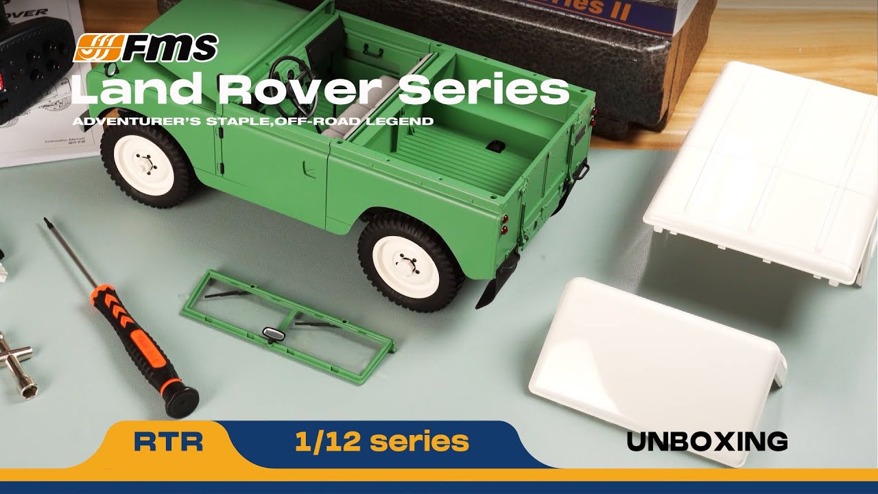 1:12 Land Rover Series II RTR | Scale RC Off-Roader | FMS Hobby