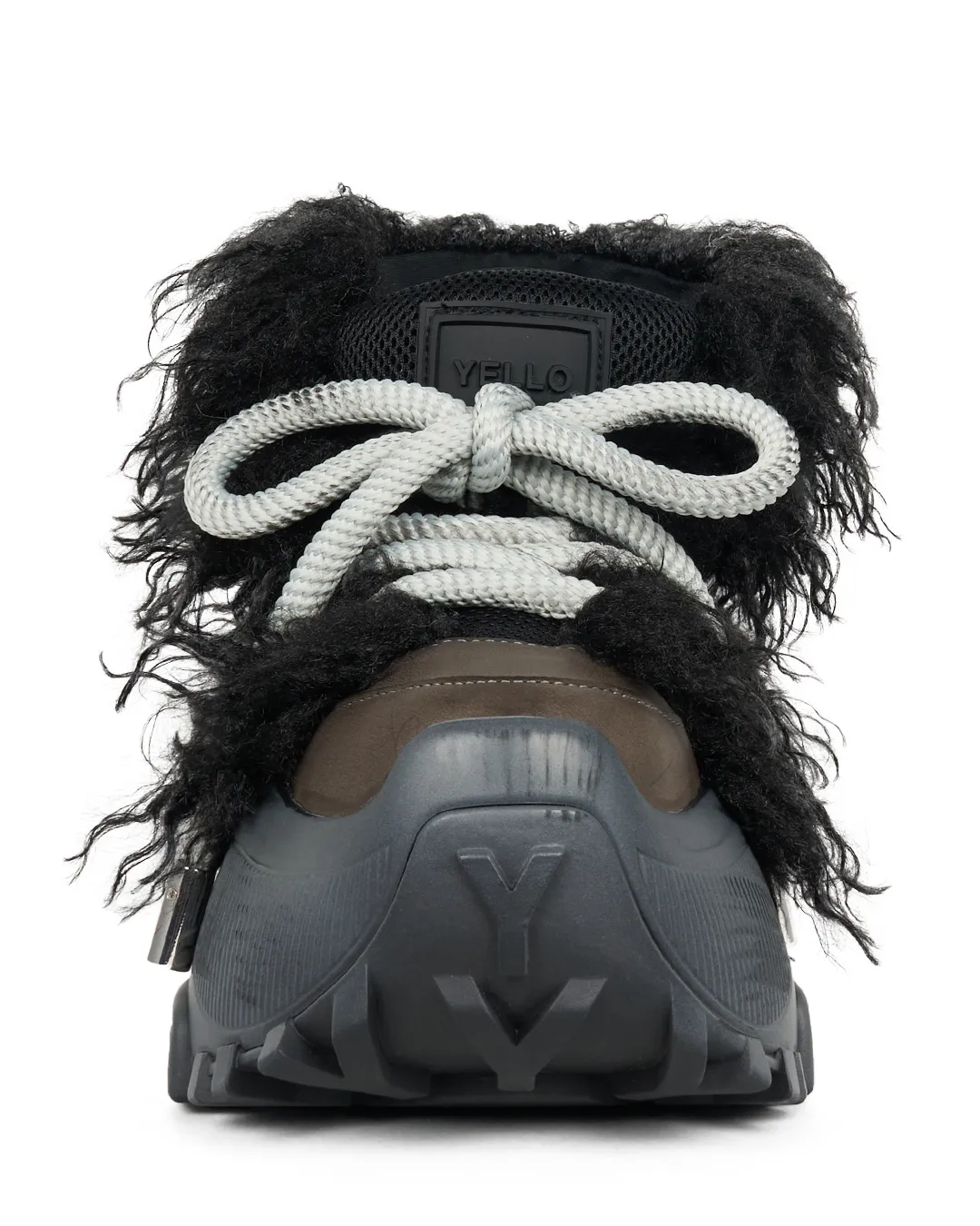 YELLO / CANICHE PLATFORM SHORT BOOTS