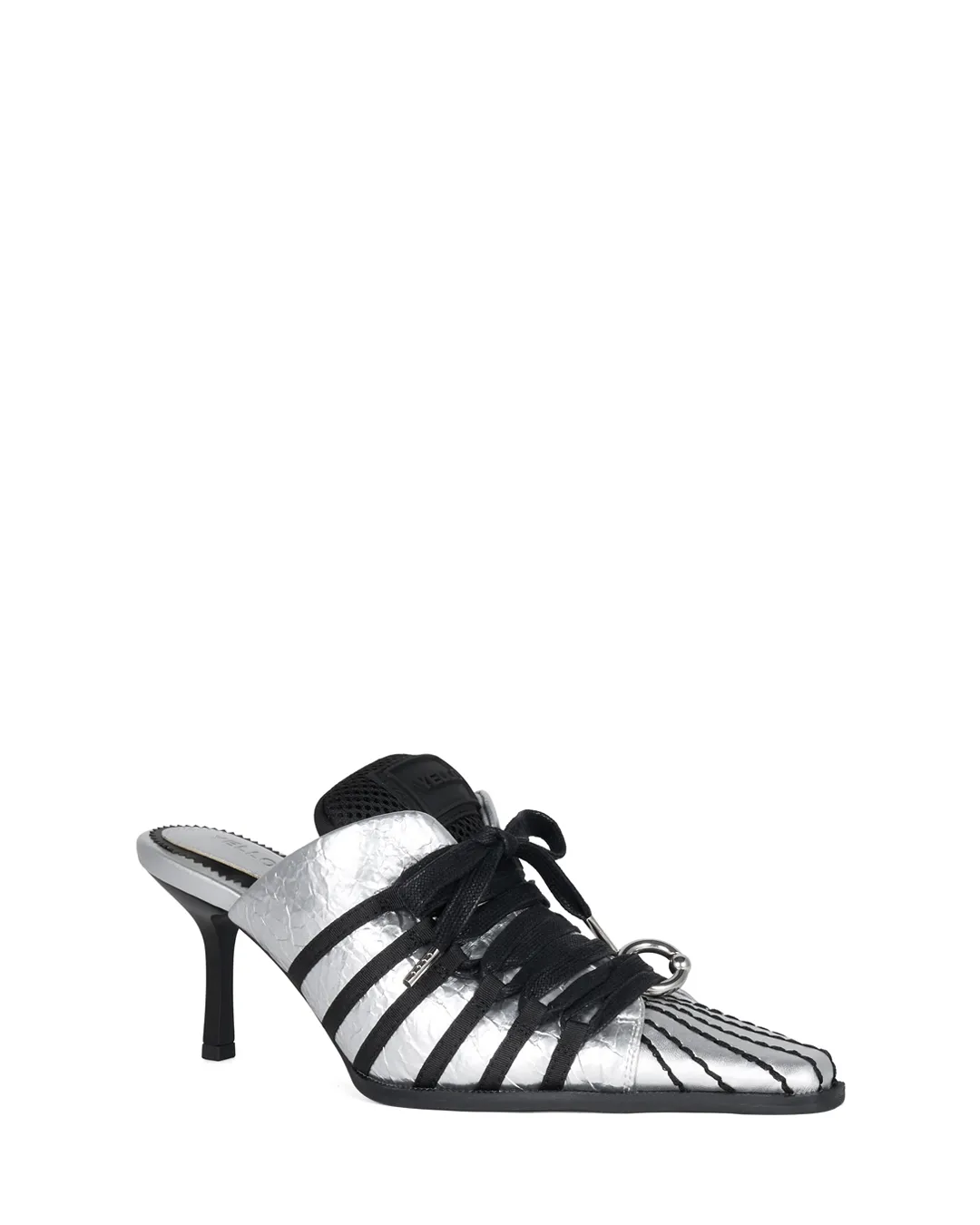 YELLO / STEEL SNEAKER MULES