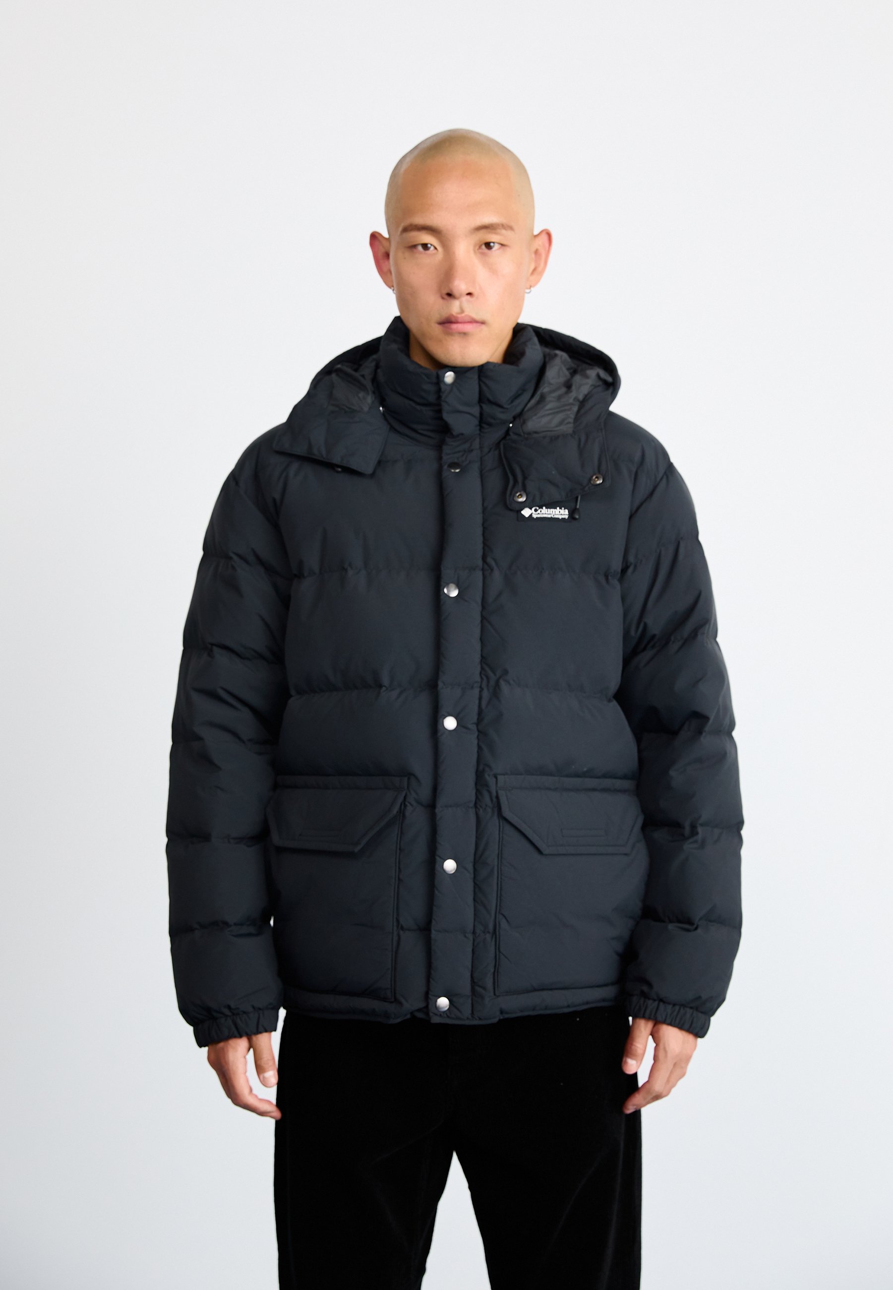 Columbia WALLOWA™ HOODED JACKET - Gewatteerde jas - black/zwart