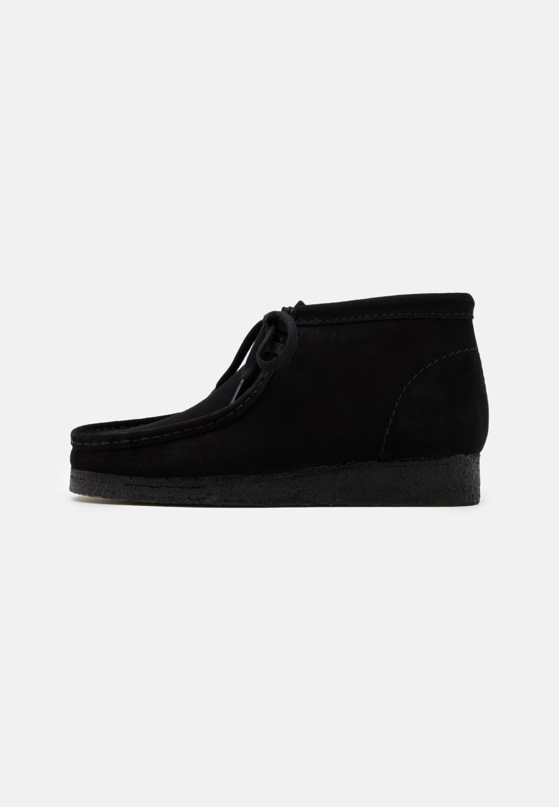 Clarks Originals WALLABEE - Sportlicher Schnürer - black/schwarz