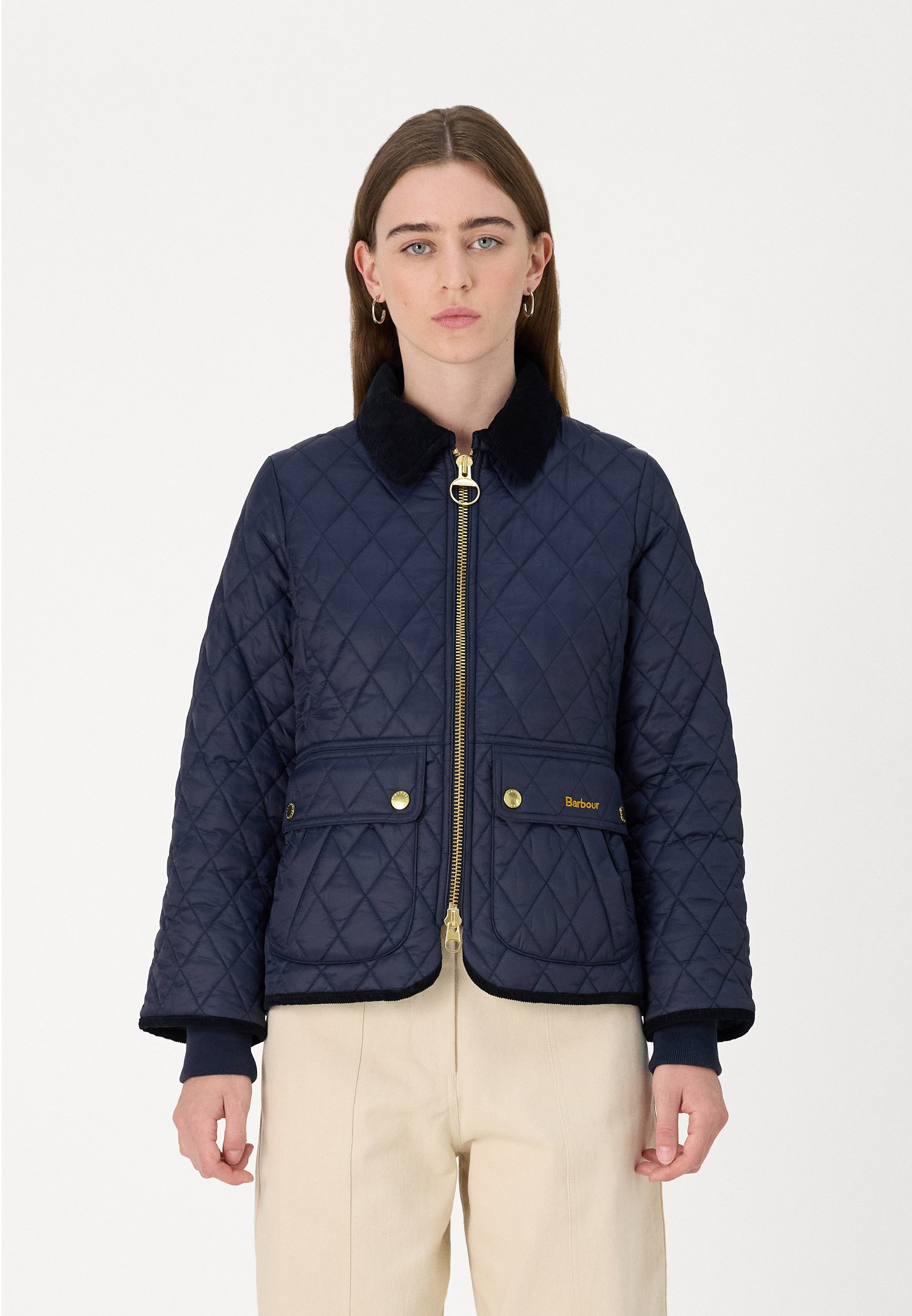 Barbour BEADNELL FITTED JACKET - Light jacket - navy/classic/dark
