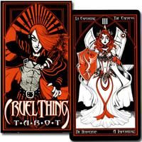 直感を呼び覚ます赤と黒】クルーエルシング・タロット - タロット