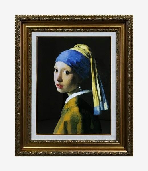 絵画 複製名画 F6号サイズ ヨハネス・フェルメール 真珠の耳飾りの少女