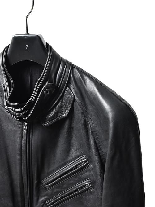 JULIUS[ユリウス] / GORDINI LIMITED Leather Military Riders Jacket