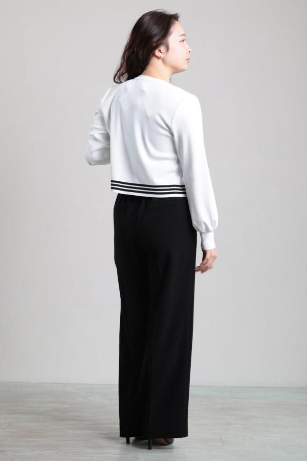 BORDERS at BALCONY(ボーダーズアットバルコニー) RAYON KNIT CARDIGAN