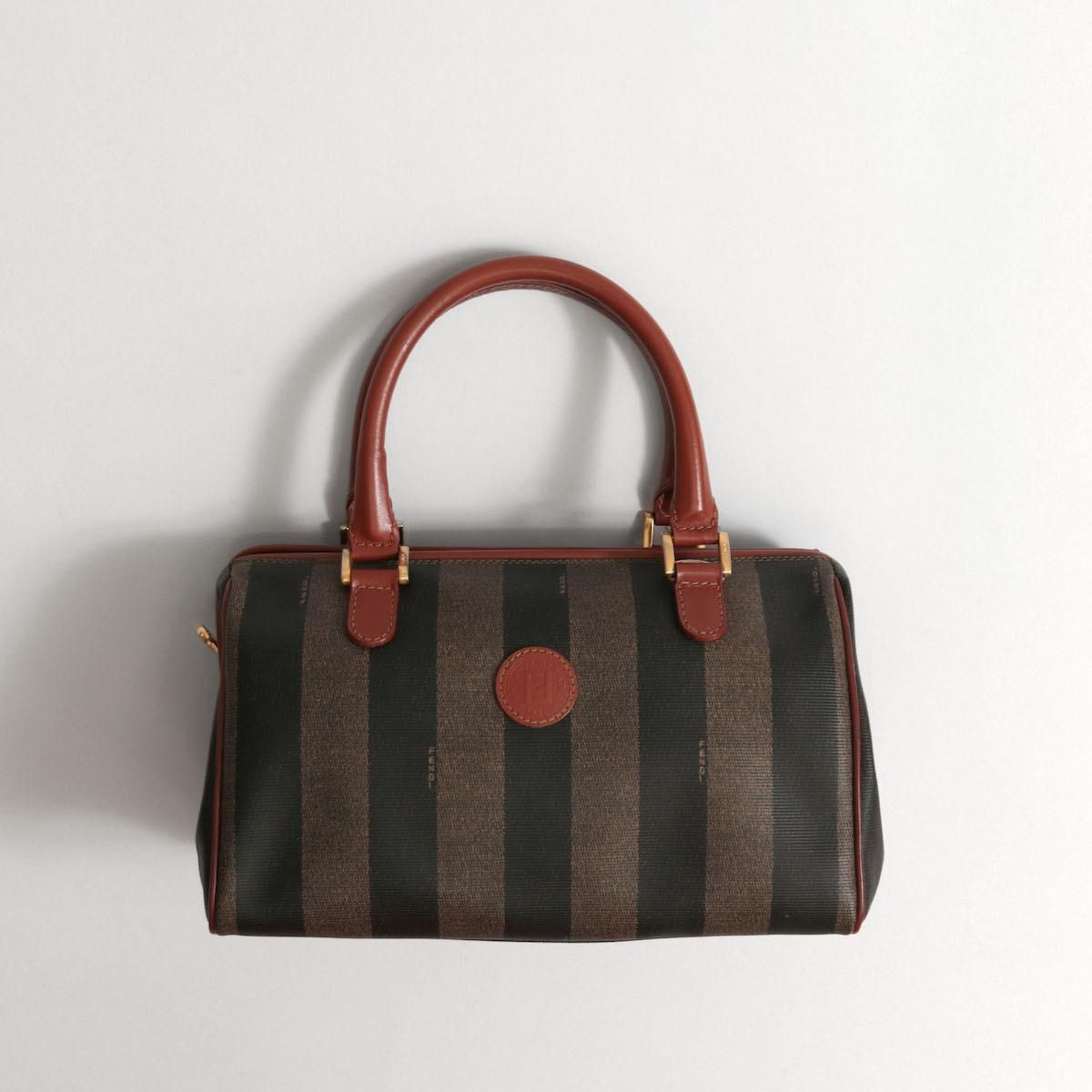 レディース] ヴィンテージ フェンディ ペカン ミニボストンバッグ