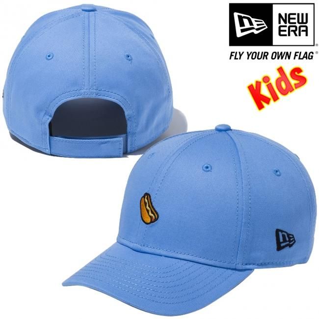 ニューエラ 940キッズキャップ シンボル ホットドッグ スカイブルー