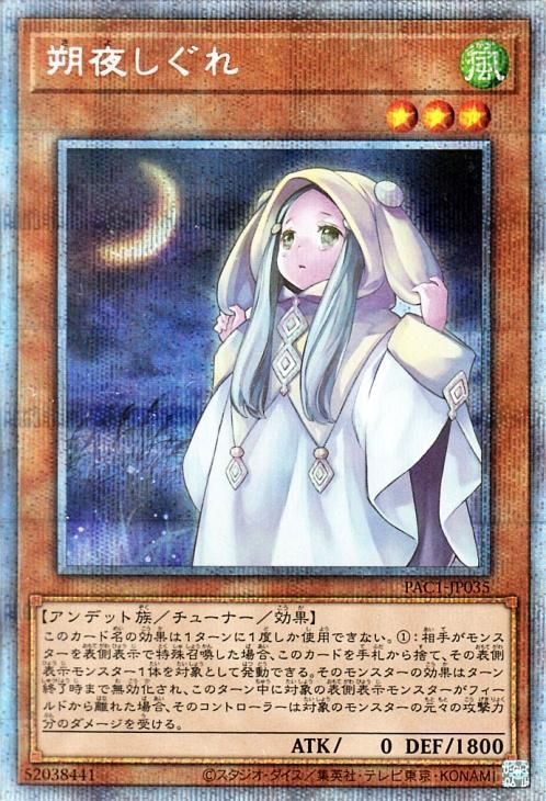 遊戯王 朔夜しぐれ【プリズマティックシークレットレア】 PRISMATIC