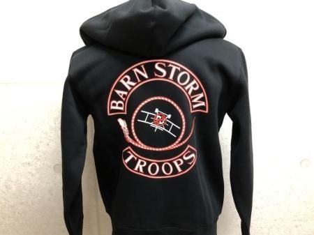 BARN STORM TROOPS MC】ジップアップパーカー - はる萬 オンラインショップ