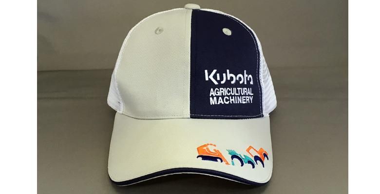 限定生産品】クボタ 3機種メッシュキャップ（グレー＆ネイビー