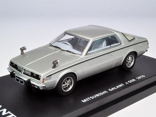 LA-X】1/43 三菱 ギャラン ラムダ GSR 1976年 シルバー - ミニカー