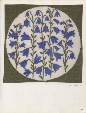 スウェーデンのクロスステッチⅡ 花暦とボーダーデザイン - 旅する本屋