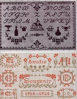 フランス・クロスステッチ図案集 | アンティークデザイン - 旅する本屋