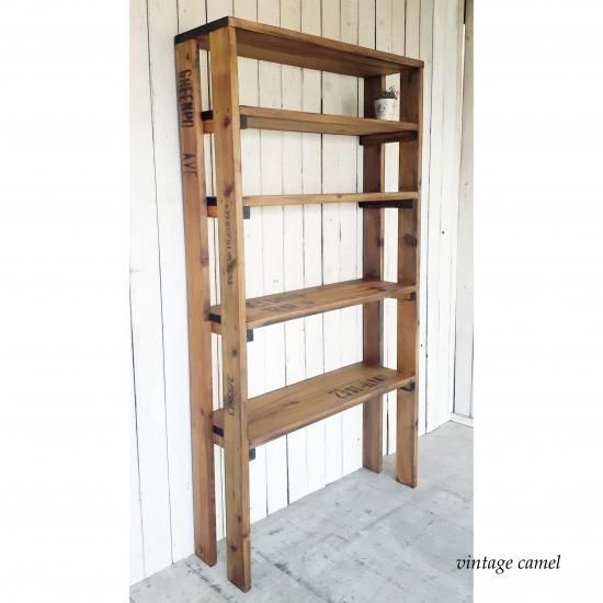 アンティーク風収納棚 | ヴィンテージラック - アンティーク風無垢材