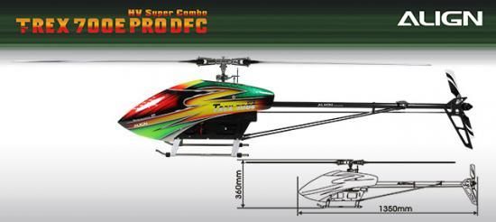 T-REX700 クラス 組立 ホバリング調整 - ALIGNラジコンヘリ&DJI