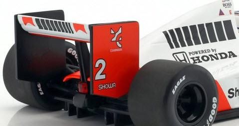 ミニチャンプス 530891802 1/18 マクラーレン MP4/5 #2 アラン