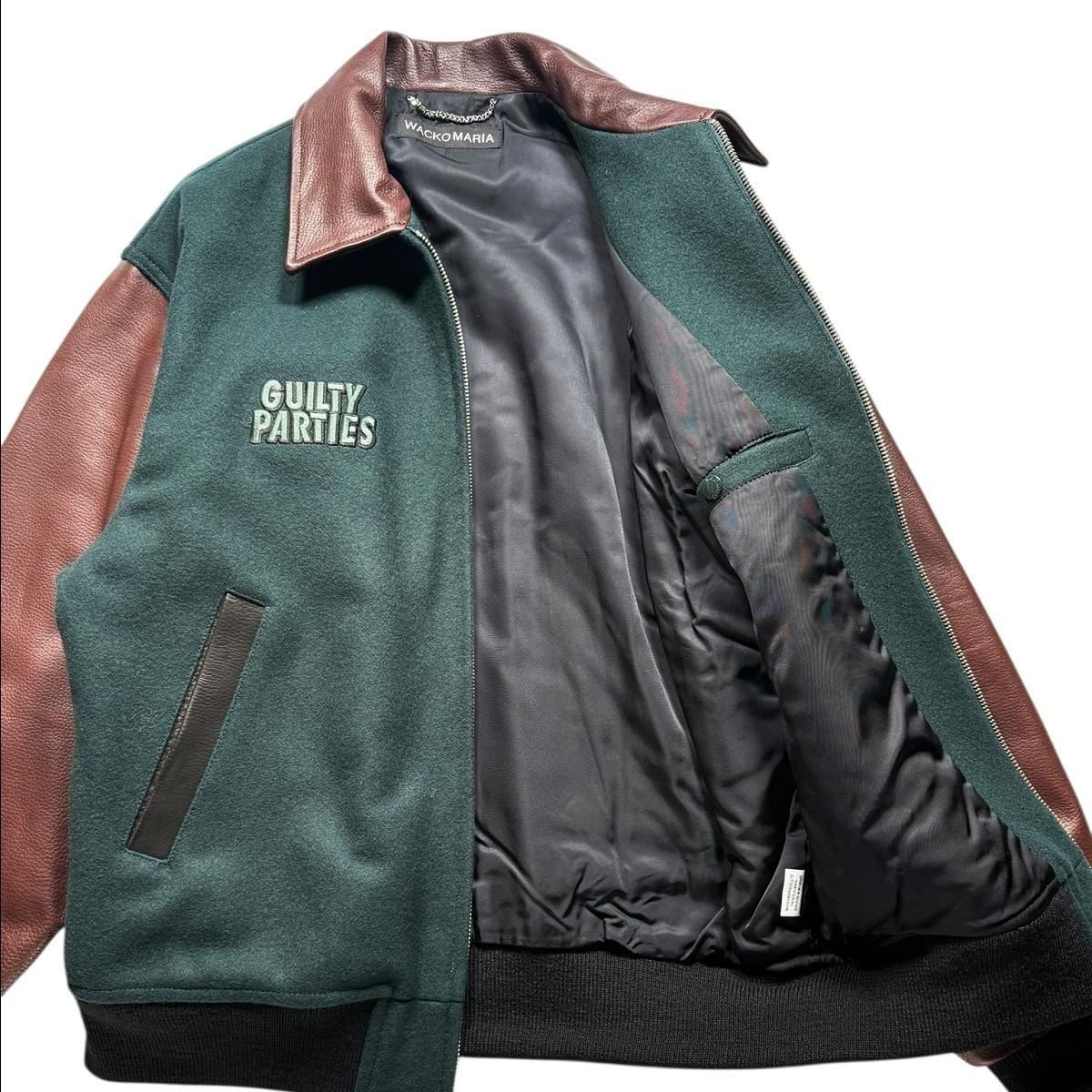 WACKOMARIA《ワコマリア》LEATHER VARSITY JACKET(TYPE-1)(25FW-WMO