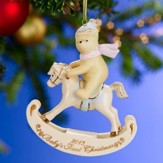 くまのプーさん オーナメント 2013 Babys First Christmas Classic