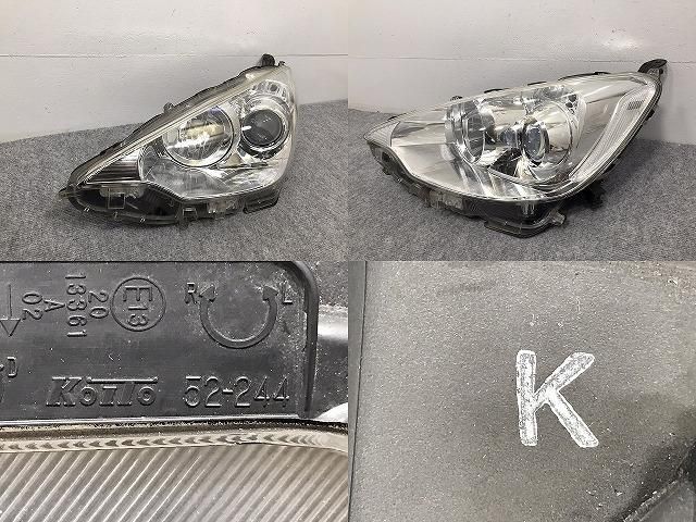 アクア/AQUA NHP10 純正 前期 左 ヘッドライト/ランプ ハロゲン