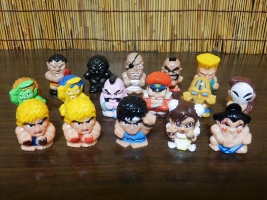 ストリートファイター 指人形 16種セット - 「宝の森」昭和レトロ
