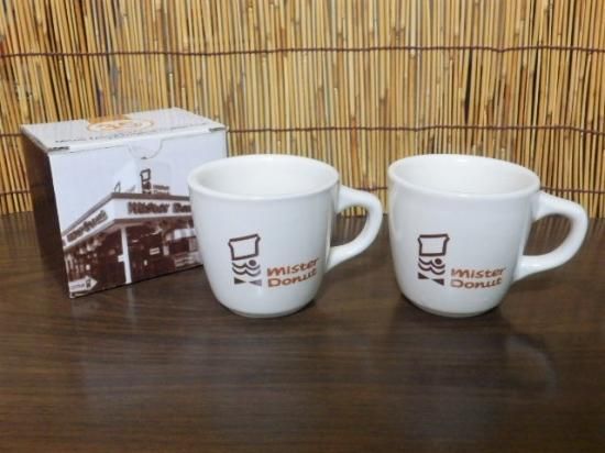 ミスタードーナツ 35周年マグカップ（2個セット） - 「宝の森」昭和