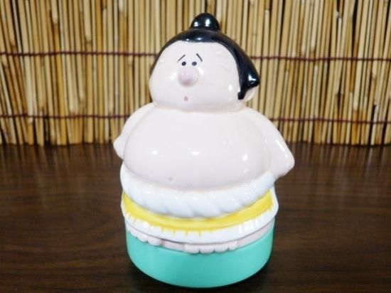 RUNE 陶器製 貯金箱 内藤ルネ（力士 お相撲さん） - 「宝の森