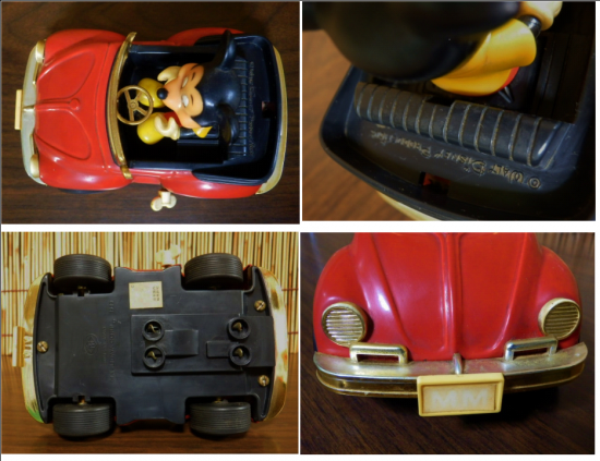 増田屋 ミッキーマウス ゼンマイカー（フォルクスワーゲン・アカ