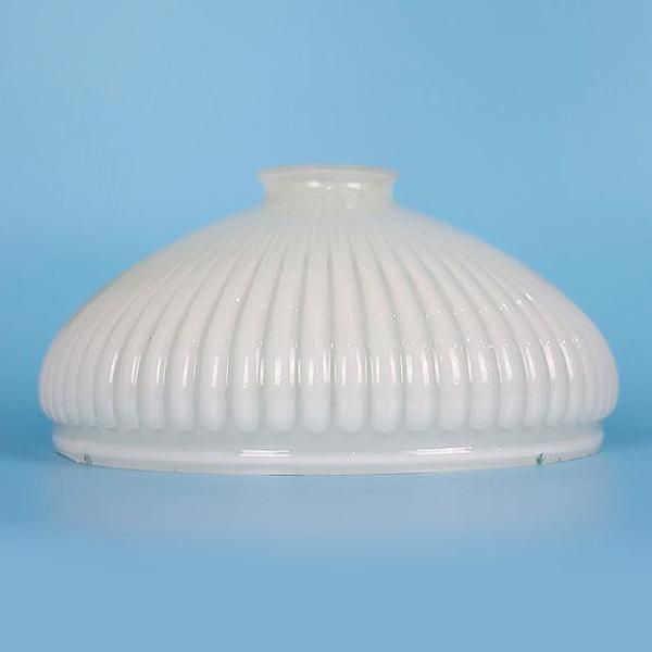 大正・昭和 電笠 電傘 ランプシェード 乳白 照明 レトロガラス 和電笠