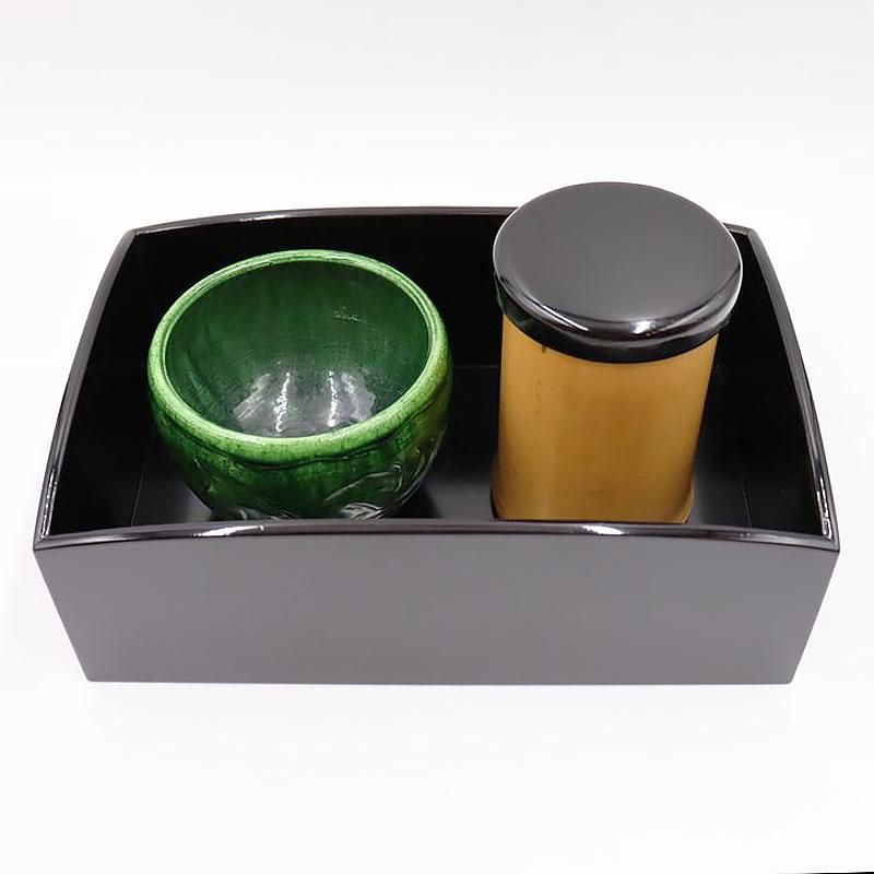 黒漆塗り 煙草盆 昭和初期 約26cm 日本製 アンティーク