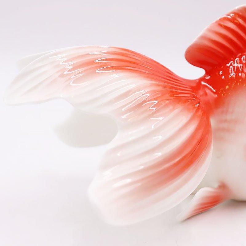 置物・オブジェ ノリタケボーンチャイナ 金魚