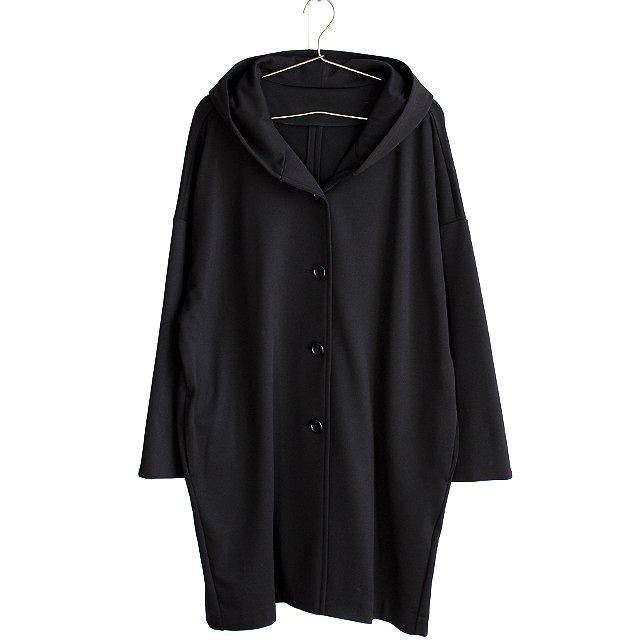 フーディ×コクーンシルエット裏起毛ポンチョコート | メンズスカート