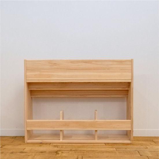 国産ひのき 表紙が見える絵本棚 Lサイズ (幅90cm) | 木の雛人形・五月