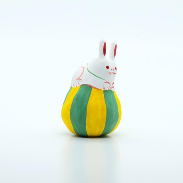 豊永盛人 ロードワークス（張子）/ 玉乗りウサギ