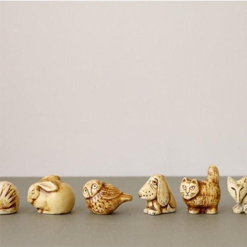 Lisa Larson/mini zoo（brown） - dieci｜online shop
