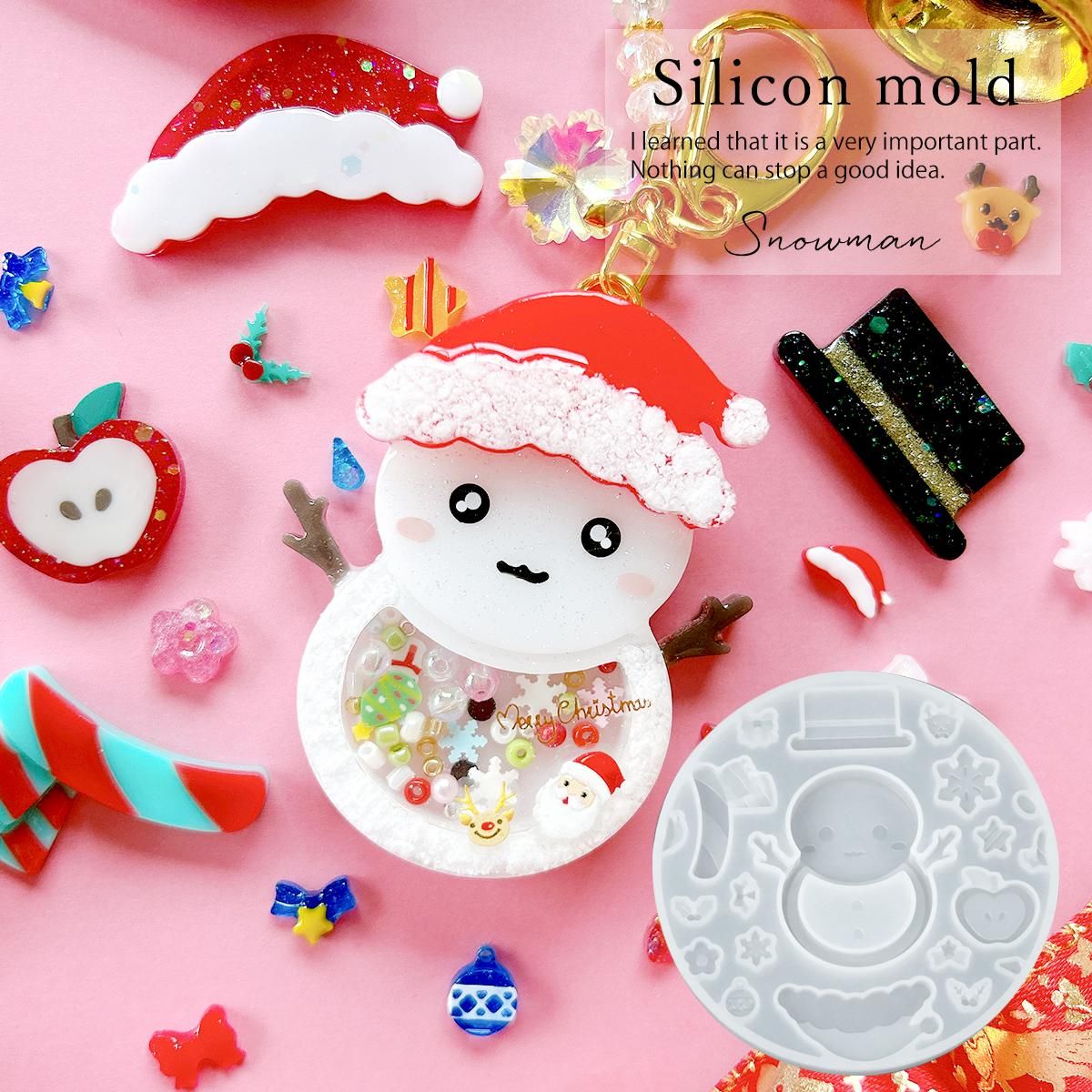 スノーマンのカシャカシャｰ* オマケがたくさんついてくるパーツ屋さん