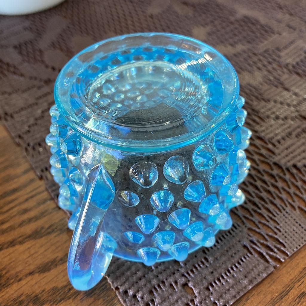 ホブネイル ミニクリーマー ブルーオパールセント 1940～1950年代製造