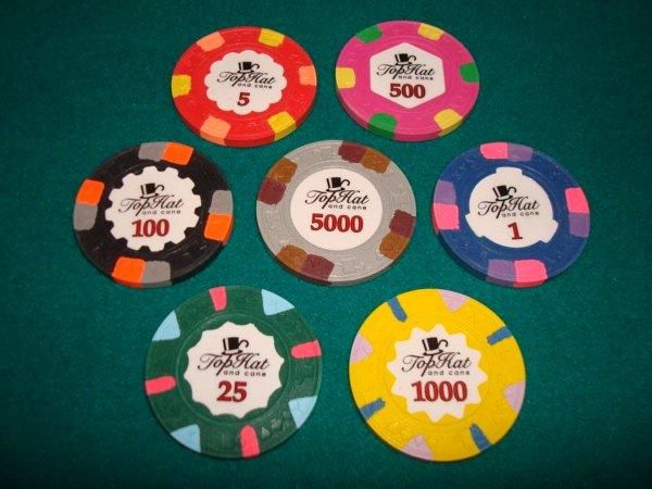 Paulson TopHat&Cane チップ （サンプルセット） - カジノ、ポーカー
