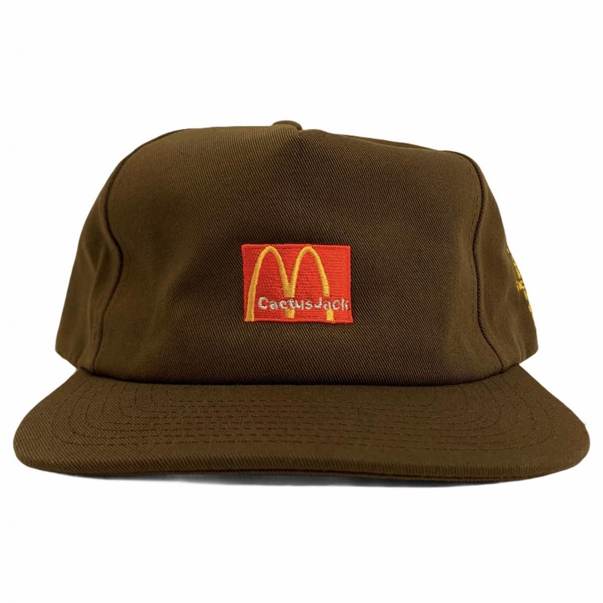 新品 CACTUS JACK × McDonald's CJ ARCHES HAT (BROWN) カクタス