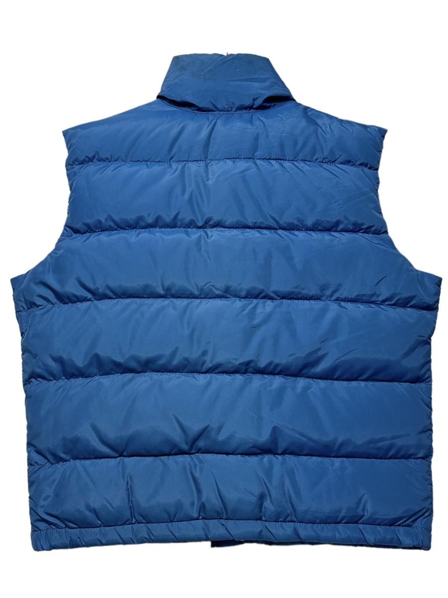 USA製 THE NORTH FACE Down Vest 青 M ノースフェイス ダウンベスト 茶